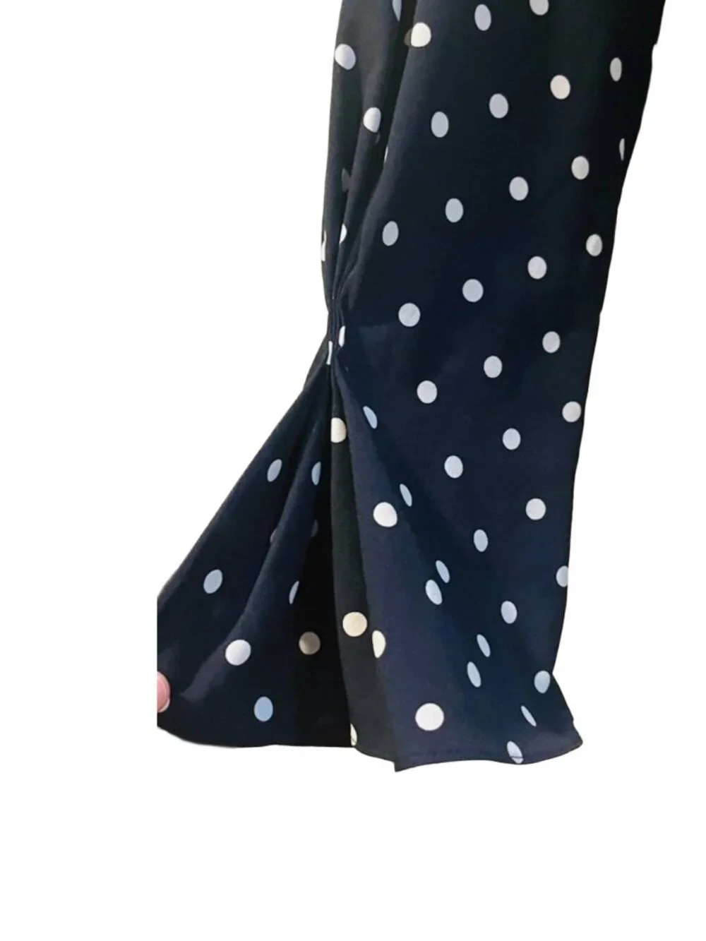 Banana Republic‎ Navy Polka Dot Bell Sleeve Dress Sz 6